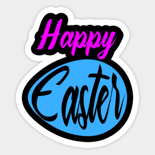 Happy Easter Egg Sticker